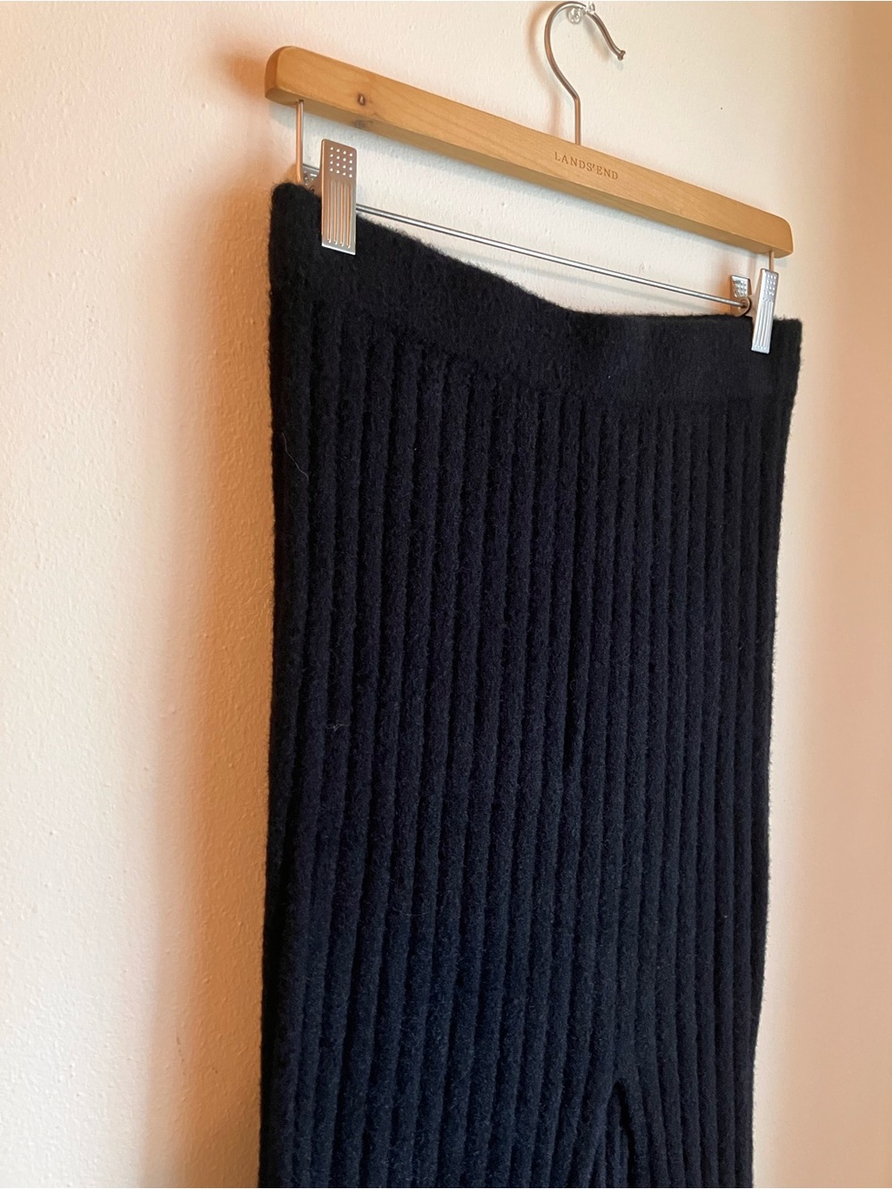 Aerie Ribbed Pull-on Knit Midi Skirt Western Bohemian Small - Picture 6 of 13